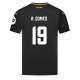 Wolves Rodrigo Gomes #19 Replike Gostujuci Dres 2024-25 Kratak Rukav